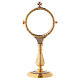 Monstrance with leaves decoration 20 cm s1