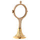 Monstrance with decorated hammered base 19.5 cm s2