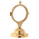 Teca esposizione base decorata ottone dorato 24k 15 cm s2