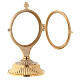 Monstrance with cross at the top 15 cm s3