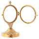 Monstrance with cross at the top 15 cm s6