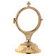 Monstrance with short stem cross and rays 6 in s2