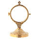 Monstrance with short stem cross and rays 6 in s4