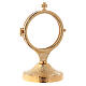 Monstrance with short stem cross and rays 6 in s5