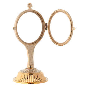 Custode d'exposition hostia magna zamak laiton plexiglas s3