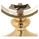 STOCK Smooth monstrance gold plated brass 4 in diameter s4