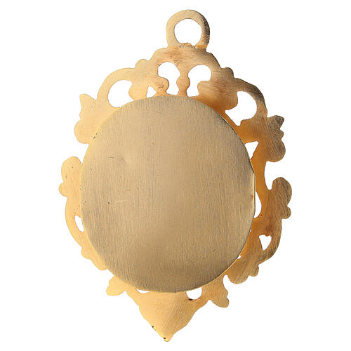 Wall shrine with gilded brass hook 11 cm 4