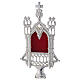 Neo-Gothic reliquary of silver-plated brass 28 cm s2