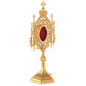Neogothic oval reliquary 13 3/4 in s4