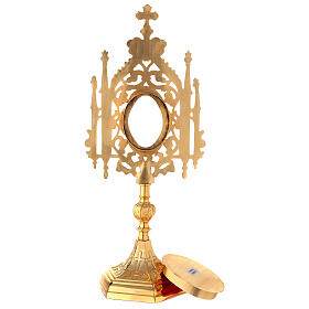 Neogothic oval reliquary 13 3/4 in s5