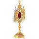 Neogothic oval reliquary 13 3/4 in s4