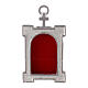 Wall arch reliquary of silver plated brass s1
