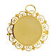 Filigree reliquary 2 cm gold plated 800 silver s4