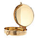 JHS gold plated pyx, 800 silver, hinged cover 5.5 cm s2