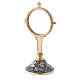 Monstrance of gold and silver-plated brass s2