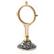 Monstrance with luna gilded and silvered brass s2