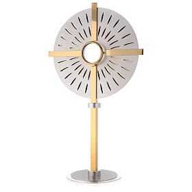 Monstrance Sole raggiante, 60 cm, silver and 24-karat gold finish