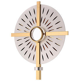 Monstrance Sole raggiante, 60 cm, silver and 24-karat gold finish