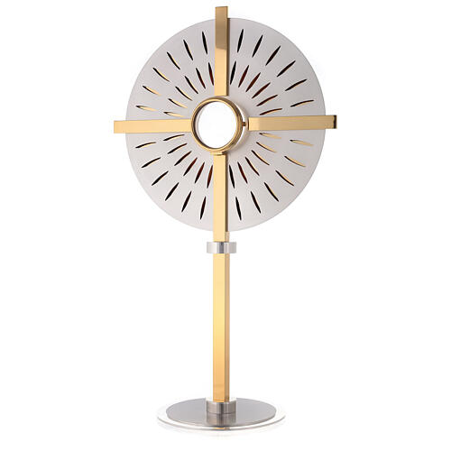 Monstrance 'Radiant sun' 60 cm gold and silver finish 24kt 1