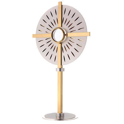 Monstrance 'Radiant sun' 60 cm gold and silver finish 24kt 15
