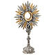 Baroque monstrance with 24kt gold and silver finish, 28 in s4