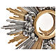 Baroque monstrance with 24kt gold and silver finish, 28 in s7
