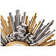 Ostensorio barroco 70 cm acabado oro y plata 24 k s9