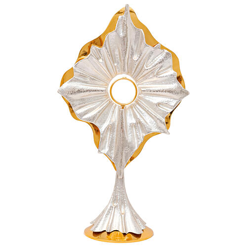 Ostensorio 'Respiro' 70 cm finitura oro e argento 24kt 1