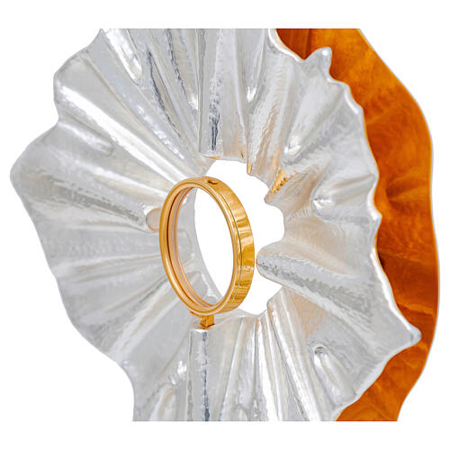 Ostensorio 'Respiro' 70 cm finitura oro e argento 24kt 2