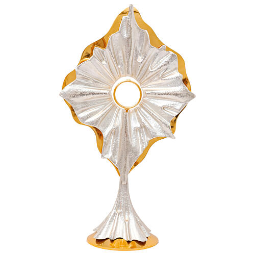 Monstrance 'Breath' 70 cm gold and silver finish 24kt 1