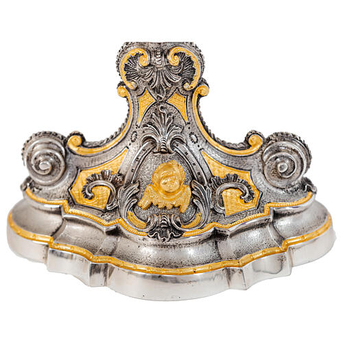 Monstranz in barocker Gestaltung mit Gold und Silber Finish (24 Karat), 70 cm 7
