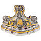 Baroque monstrance 70 cm with 24kt gold and silver finish s7