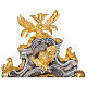 Ostensorio barocco 70 cm finitura oro e argento 24kt s4