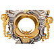 Ostensório barroco 70 cm acabamento prata e ouro 24K s3