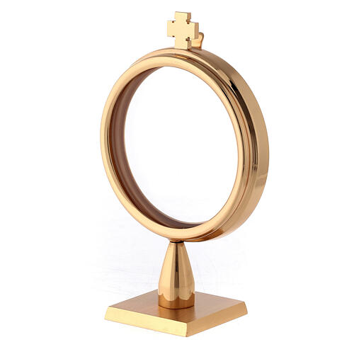 Monstrance luna display with 24kt gold and silver finish 2