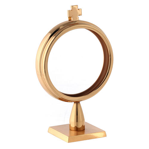 Monstrance luna display with 24kt gold and silver finish 3