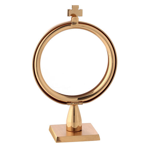 Monstrance luna display with 24kt gold and silver finish 5
