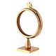 Monstrance luna display with 24kt gold and silver finish s2