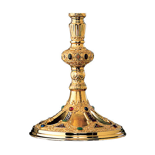 St Remy monstrance, Molina, 24K gold plated brass, 24 in 3