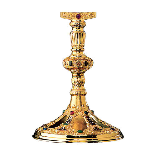 Ostensorio ''St. Remy'' Molina argento 925 placcato oro diametro 60 cm 3