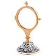 Monstrance with decorated silver base, 3 in s2