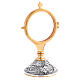 Monstrance with decorated silver base, 3 in s3