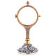 Monstrance two-tone brass grape display case 7 cm s1