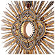 Ostensorium in Renaissance style, gold and silver finish, h 33.5 in s2