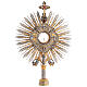 Ostensorium in Renaissance style, gold and silver finish, h 33.5 in s3