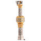 Ostensorium in Renaissance style, gold and silver finish, h 33.5 in s6