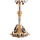 Ostensorium in Renaissance style, gold and silver finish, h 33.5 in s10