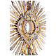 Ostensorium in Renaissance style, gold and silver finish, h 33.5 in s13