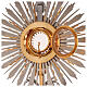 Ostensorium in Renaissance style, gold and silver finish, h 33.5 in s14