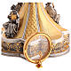 Ostensorium in Renaissance style, gold and silver finish, h 33.5 in s18